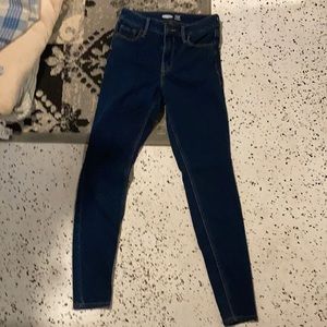 blue denim rockstar jeans